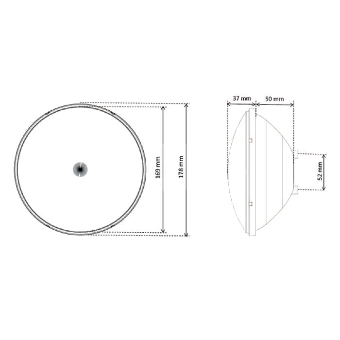 Lampada LED Piscina PAR56 RGB 35W - Impermeabile IP68, 12VAC, Telecomando, Multicolore - Foto 9