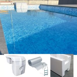 Easy kit basic kit DIY pool 3 x 6 x h 1 50 skimmer