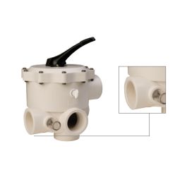 Valvola A 3 Vie Da 1 Pollice E 1/2 Per Piscina E Spa: Deviare O Spegnere Il Flusso, Kit Con Connettori - 2