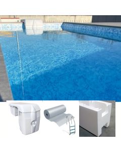 Easy kit basic, kit piscina fai da te 4 x 6 x h 1.50, skimmer