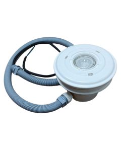 Kit mini proiettore led bianco completo di tubo corrugato