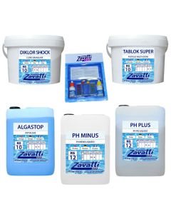 Kit disinfezione specifico per piscine a sfioro