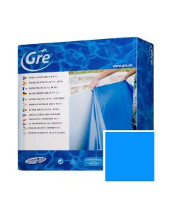 Liner BLU 486x373xh133cm 75/100 per piscina in legno, Gré EVORA PLUS
