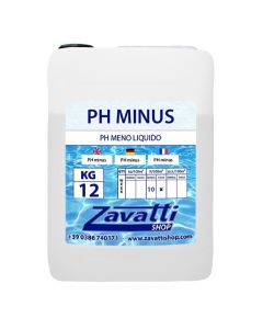 12 Lt PH minus - riduttore PH liquido per dosatori automatici piscine