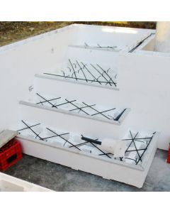 Profilo plastificato per gradini Easyblok | verga da 3 metri