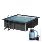AVANTGARDE 280 X 280 X h94 cm - filtro a sabbia - piscina fuoriterra in materiale composito