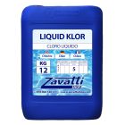12 L Liquid Klor - cloro liquido per dosatori automatici piscina