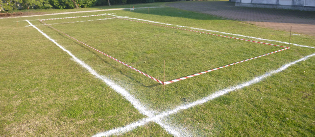 Tracciamento scavo piscina