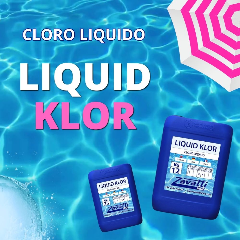 Trattare la piscina con cloro liquido