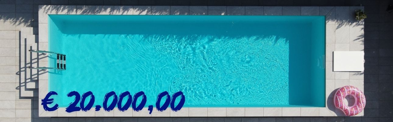 piscina easy kit fai da te 4 x 8 rettangolare