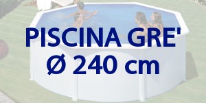 Piscina fuori terra Grè 250 cm di diamentro