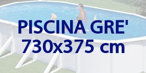 Piscina fuori terra Grè 730 x 375 cosa serve per metterla in funzione