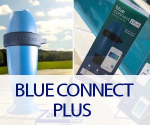 Blue connect plus l'analizzatore dell'acqua che ti dice cosa fare per regolarizzare i valori in piscina