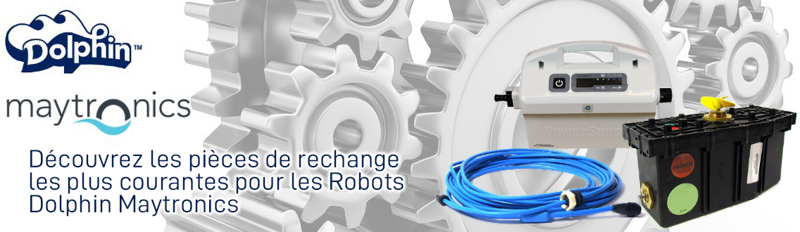 Découvrez les pièces de rechange les plus courantes pour les robots Dolphin Maytronics