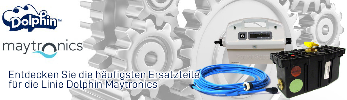 Entdecken Sie die häufigsten Ersatzteile  für die Linie Dolphin Maytronics
