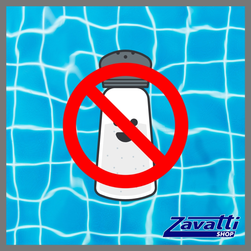 non utilizzare il sale in piscina