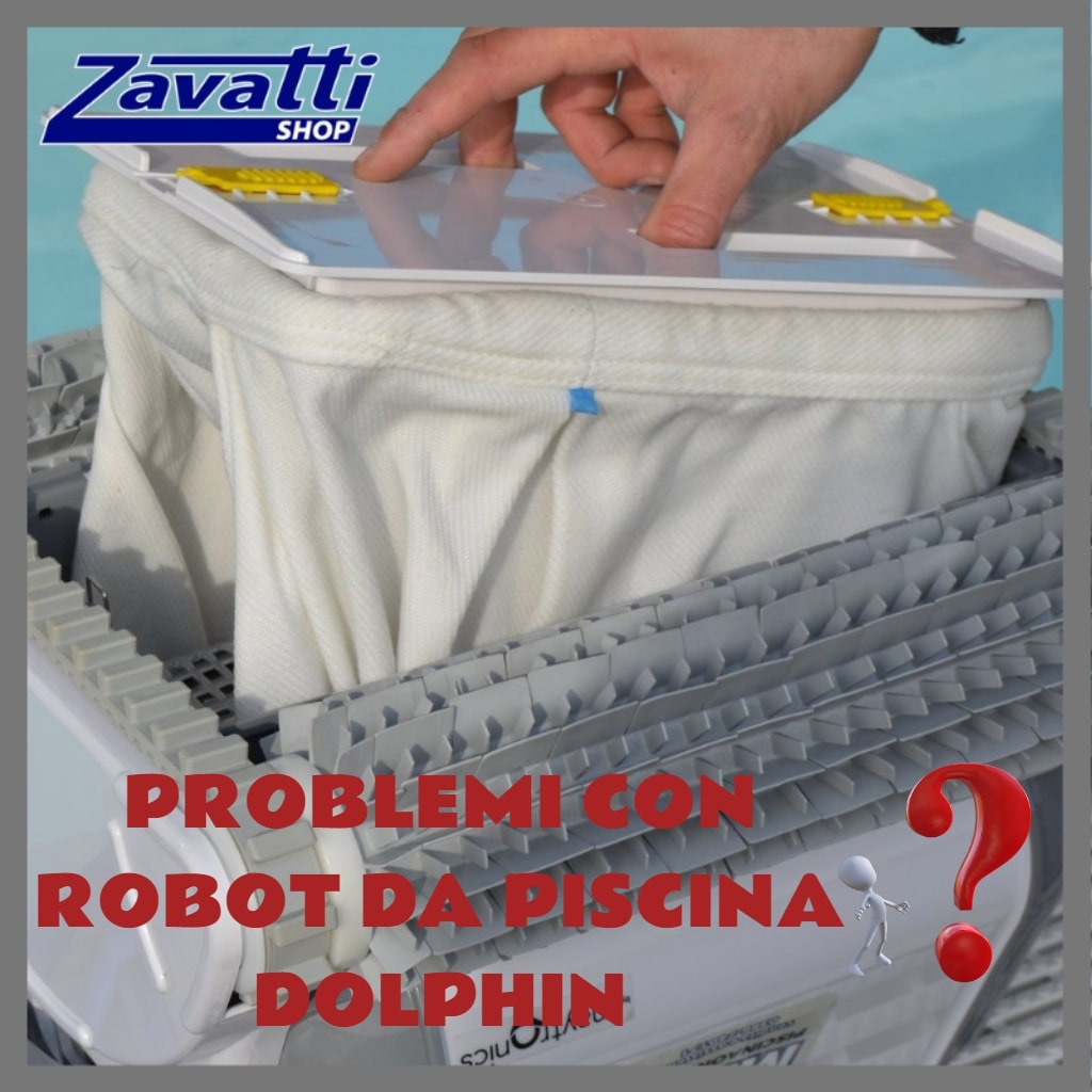 problemi robot piscina dolphin