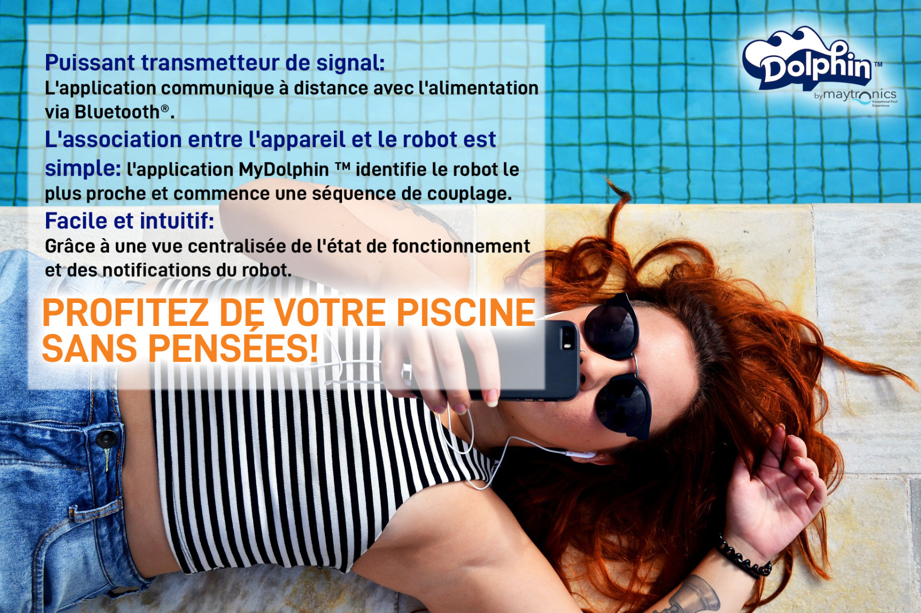 nouvelle application de Dolphin Maytronics