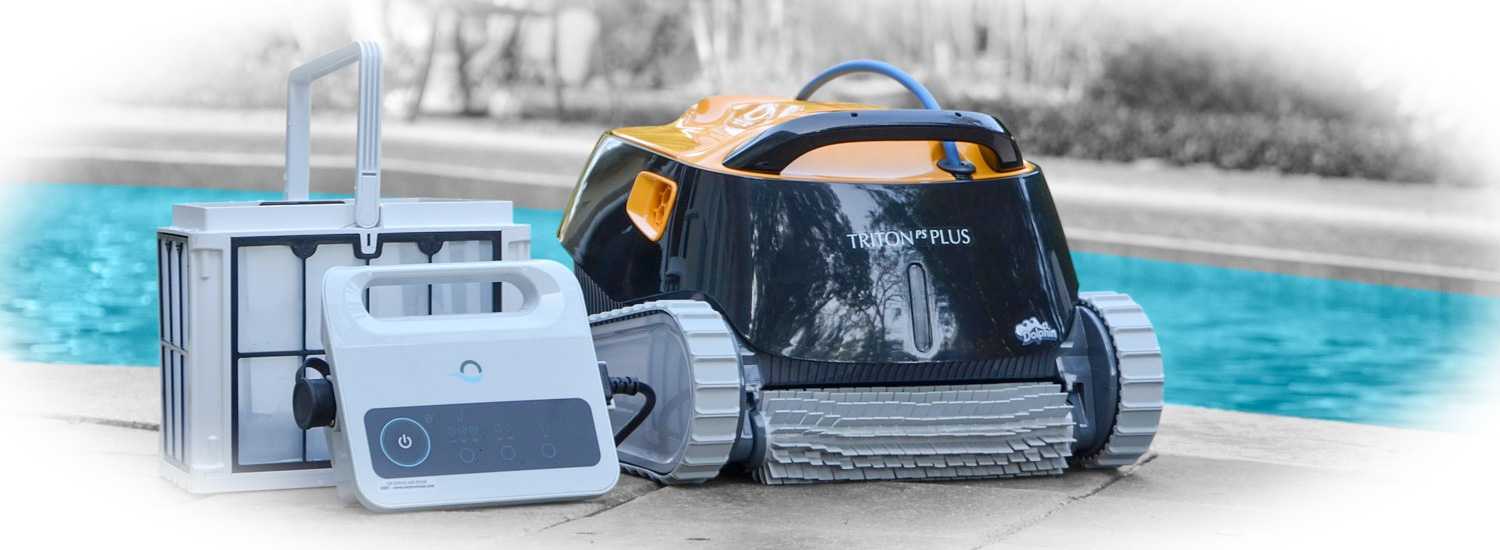 robot limpiafondos piscina dolphin triton